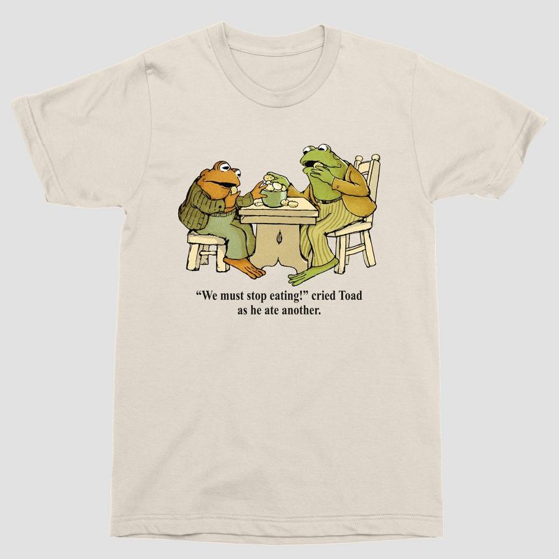 Men's Frog and Toad Short Sleeve Graphic T-Shirt - Tan, 1 of 8