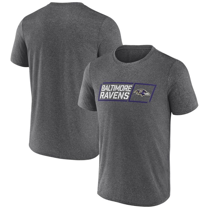 NFL Baltimore Ravens Men&#39;s Quick Tag Athleisure T-Shirt, 1 of 4