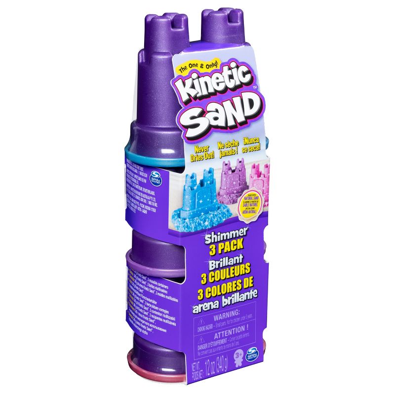 Kinetic Sand - Shimmering Sand Multipack with Molds, 5 of 8
