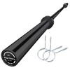 45 Lb 7FT Weight 700Lb Straight Barbell Bars , Fits 2" Standard Weights, Home Gym Weight Bar for Bench Press/Strength Training - 3 of 4
