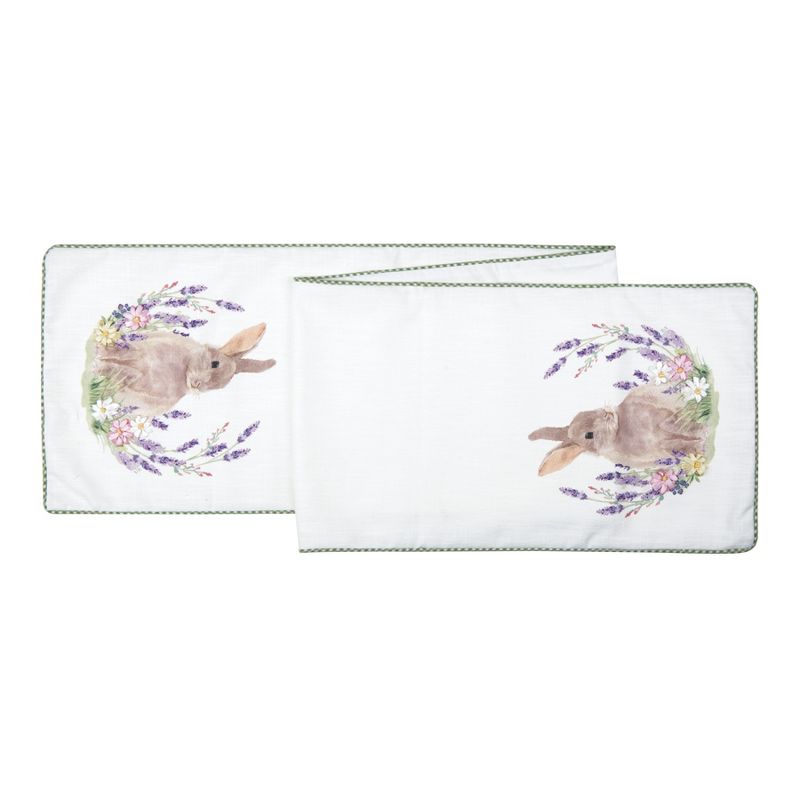 C&F Home Lilac Rabbit Table Runner, 1 of 3