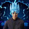 Costume Culture by Franco LLC Anime Warrior Adult Blue Costume Wig - 2 of 3
