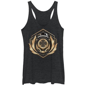 Women's Star Wars The Last Jedi BB-9E Flames Racerback Tank Top - 1 of 3