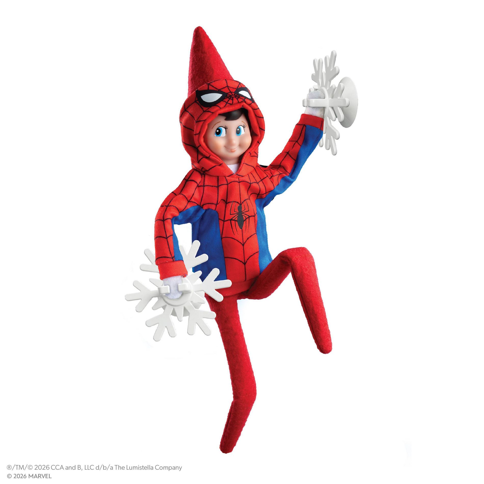 The Elf on the Shelf Marvel Spider-Man Web Hero Hoodie Elf Set
