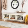 Cricket Open Shelf Bench With Cushion - BCH5000 - Safavieh - 2 of 4