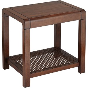 55 Downing Street Powell 22" Wide Brown Wood Side Table - 1 of 4
