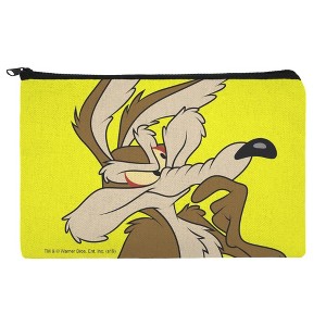 Looney Tunes Wile E Coyote Makeup Cosmetic Bag Organizer Pouch - 1 of 4