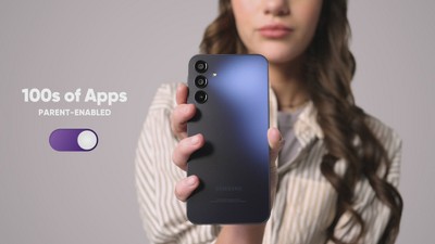 Samsung Blue 6.5-inch 5G Android Smartphone with AMOLED Display