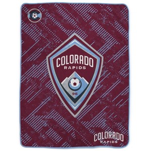 MLS Colorado Rapids Tech Crest Ultra Cozy Throw Blanket - 1 of 3