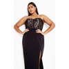 Women's Plus Size Perfect Date Dress - black | CITY CHIC - image 3 of 4