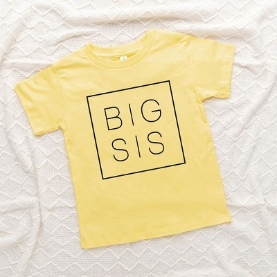 The Juniper Shop Big Sis Square Toddler Short Sleeve Tee