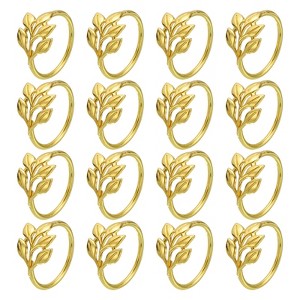 Unique Bargains Decorative Wear Resistance Napkin Rings for Decoration Adornment Wedding - 1 of 4