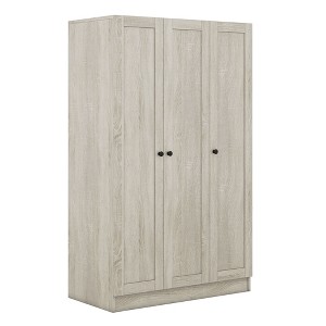 NicBex 66.90"H Modern Armoire Wardrobe Closet Storage Cabinet with 3 Doors & Internal Shelves for Bedroom - 1 of 4