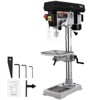 15 in Benchtop Drill Press with Swing-away Safety Guard, 7.5 Amp 120V Pure Copper Motor, 288-3084 RPM Variable Speed, 0-45° Tilting Worktable - 2 of 4