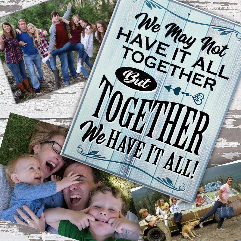 Signs Authority Signs Family & Togetherness Sign 11.75" x 9" Rigid PVC - Quirky Funny Decoration for Home & Business Décor", 1 of 6