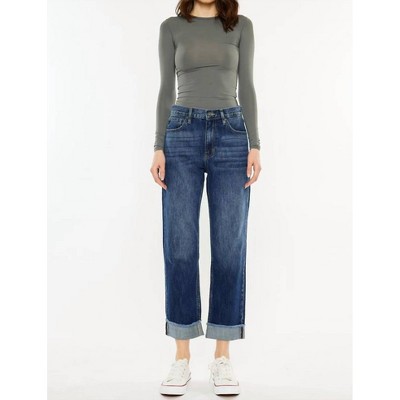 Women's Finley High Rise Straight Leg Jeans - KanCan