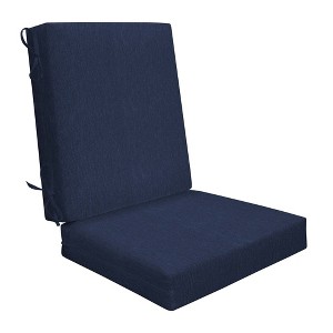 Honeycomb Outdoor Highback Dining Chair Cushion - 1 of 4