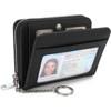 Clotth Women’s Wallet,RFID Blocking Slim Compact PU Leather Wallet with Keychain - Lightweight & Large Capacity for Everyday Use,Shopping,Travel - 2 of 4