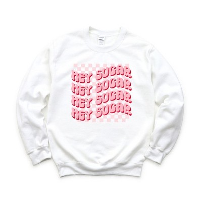 Simply Sage Market Women's Graphic Sweatshirt Hey Sugar Wavy Stacked