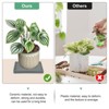 Unique Bargains Ceramic Durable Indoor Decorative Plant Saucer 2 Pcs - 4 of 4