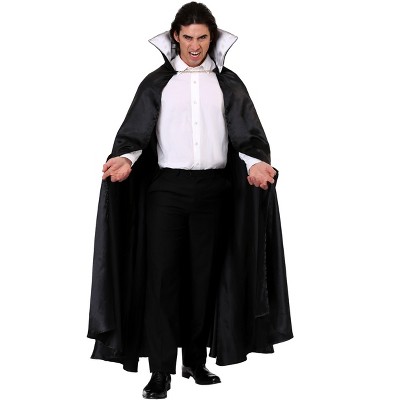 HalloweenCostumes.com  Men  Black Vampire Cloak for an Adult, Black/White