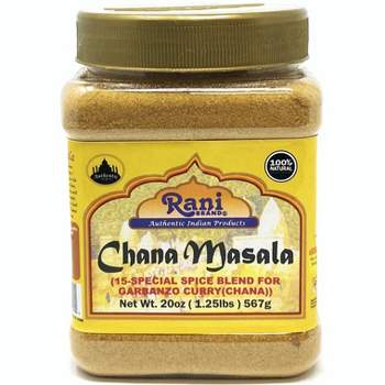 Chana Masala, Garbanzo Curry 15-Spice Blend - 20oz (1.25lbs) - Rani Brand Authentic Indian Products