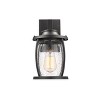 Chloe Lighting Jackson Transitional 1 Light Textured Black Outdoor Wall Sconce 12" Tall - 3 of 4