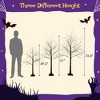 SKRAN 3 Pac Halloween Spooky Tree ,4FT ,5FT and 6FT, Black Tree with Adjustable Branches, Sturdy Base, Enchanting Purple Glow for Halloween Decoration - 4 of 4