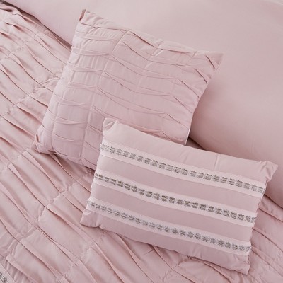 Amrapur Overseas Inc. Modern Threads Antonella 8-Piece Pleated Comforter Set