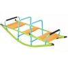 YUHAO Children Seesaw Plastic Seat Playground Equipment , Outdoor Toys，Age 2-6 , Blue and Green - 3 of 4