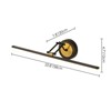 Rennnsan Camirel 22"W Hardwired 1-Light Linear Modern Dimmable Picture Light - 3 of 4