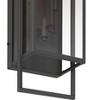 Possini Euro Design Possini Euro Jericho 35" High Textured Black Outdoor Wall Light - image 3 of 4