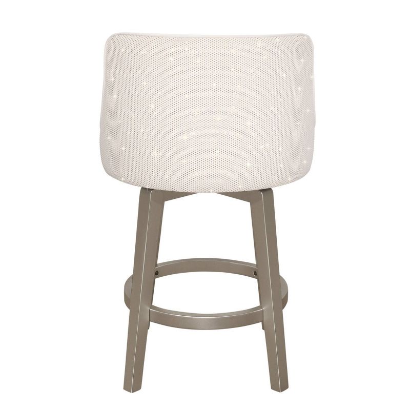 Stonebrooke Wood and Upholstered Swivel Counter Height Barstool Champagne - Hillsdale Furniture, 6 of 15