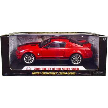 2008 Ford Shelby Mustang GT500 Super Snake Red w/Black Stripes "Shelby Collectibles Legend" 1/18 Diecast Car Shelby Collectibles