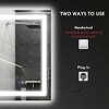 Resenkos Dimmable Bathroom Mirror with Lights, 39" x 32" Backlit/Front Lit LED Mirror, Anti-Fog, Memory, Infinite Color Temp Clear - 3 of 4