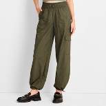 Women's Mid-Rise Slim Straight Fit Jogger Pants - A New Day™