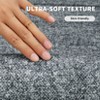 Scalloped Edge Area Rugs for Living Room Bedroom Modern Washable Rug Soft Non Slip Low Pile Carpet Home Decor - 4 of 4