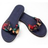 Floral Lace Strap Slippers for Women – Boho Indoor Outdoor Slippers for Summers – Stylish & Trendy Casual Slippers for Women - 3 of 4