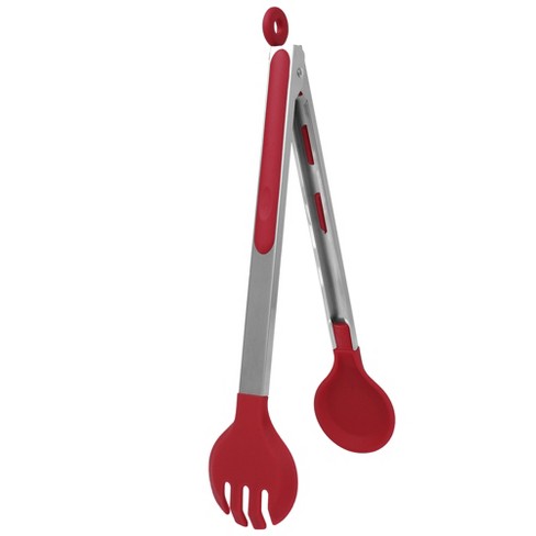 Unique Bargains Non-stick Silicone Round Head Stainless Steel Kitchen
