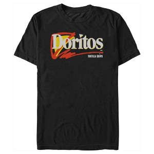 Men's Doritos 90s Logo Grey T-Shirt - 1 of 4