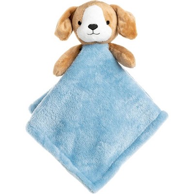 Carter's Puppy Dog Cuddle Blanky 14" X 14" Inch Security Blanket Toy