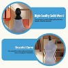 FDW Female Mannequin 53-67 Inch Adjustable Mannequin Torso Dress Form with Realistic Female Body Shape & Stand Wood Base - 3 of 4