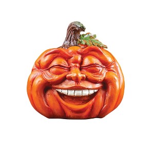 Fall Flowers And Pumpkns Tabletop Centerpece, Decorated Pumpkn