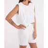 Women's PLEATED MUSCLE TEE - ETICA - 2 of 4