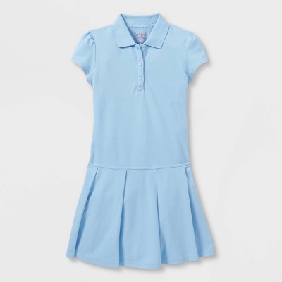 Girls' Pleated Uniform Tennis Dress - Cat & Jack™ Light Blue 