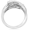 Pompeii3 7/8ct Diamond Multi Right Hand Ring 14k White Gold - 2 of 4