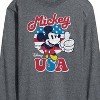Men's - Disney - Mickey USA Long Sleeve Graphic T-Shirt - 2 of 4