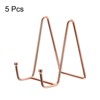 Unique Bargains Iron Durable Picture Frame Book Decorative Easels or Plate Stands 5 Pcs - 3 of 4