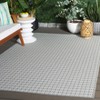 Terrace TER808 Power Loomed UV Resistant Stain Resistant Non-Shedding Indoor/Outdoor Rugs - Safavieh - 2 of 4