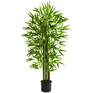 Nearly Natural 4-ft Bamboo Tree UV Resistant (Indoor/Outdoor) - 1 of 4